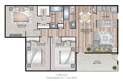 1611 Grandon Drive 1-3 Beds Apartment for Rent - Photo Gallery 24